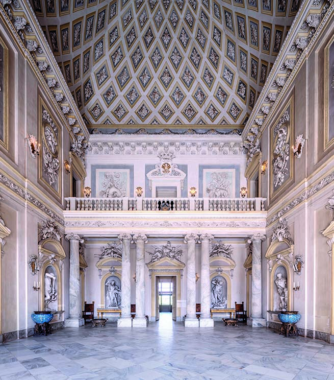 Castello Racconigi interno bianco