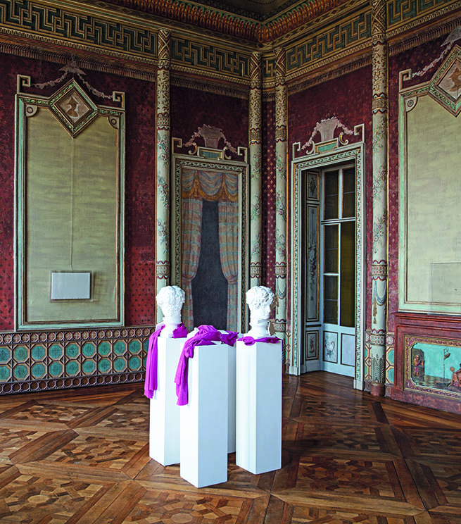 Castello Rivoli statue